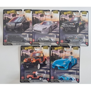 Hot Wheels 1:64 Zestaw Boulevard 2026 Mix 3 - 5 szt